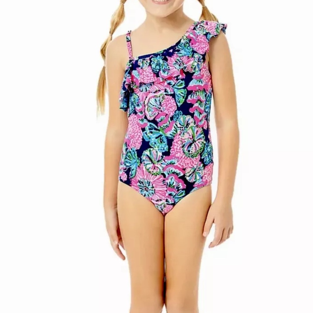 Girls Lilly Pulitzer one piece swim size XL 14